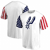 Men's San Antonio Spurs Fanatics Branded Stars & Stripes T-Shirt White FengYun,baseball caps,new era cap wholesale,wholesale hats